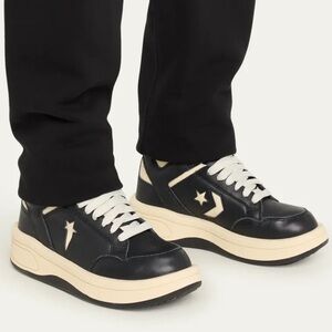 Converse X DRKSHDW Bicolor Leather High-Top Sneakers